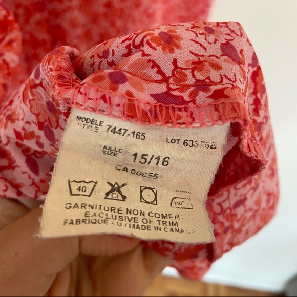 REITMANS Red Ditsy Floral Slip Dress-Size XL - Picture 8 of 10